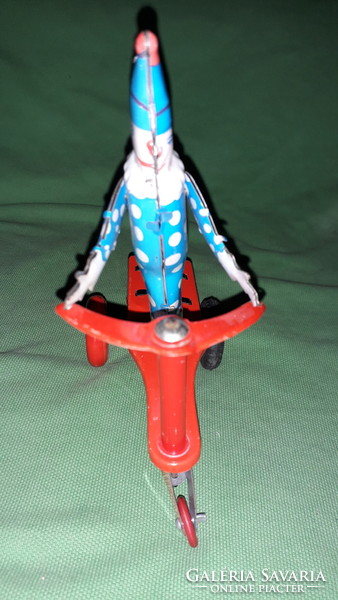 Old sheet metal factory in beautiful condition Roli Zoli metal clockwork working roller clown toy as shown in pictures