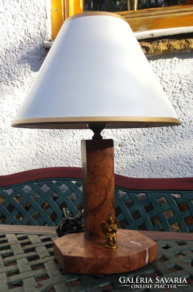 Artdeco márvány asztali lámpa