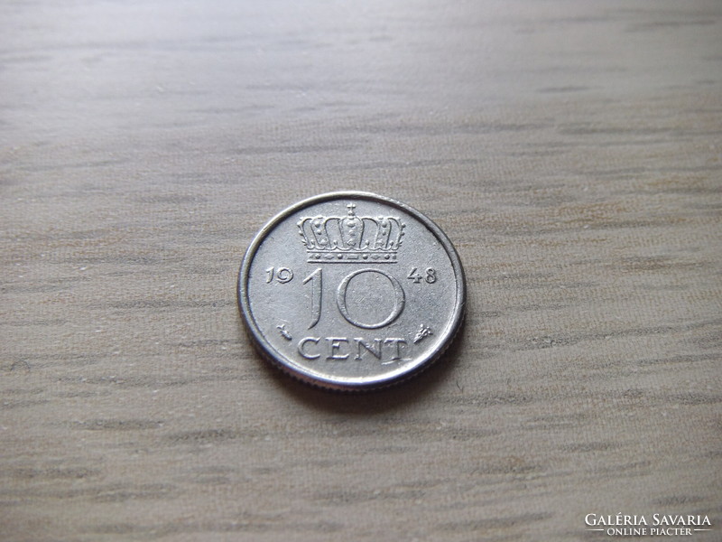 10 Cent 1948 Hollandia