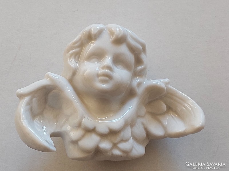 Porcelain bell angel head 2 pcs