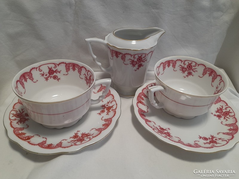 Zsolnay tea cups with spout