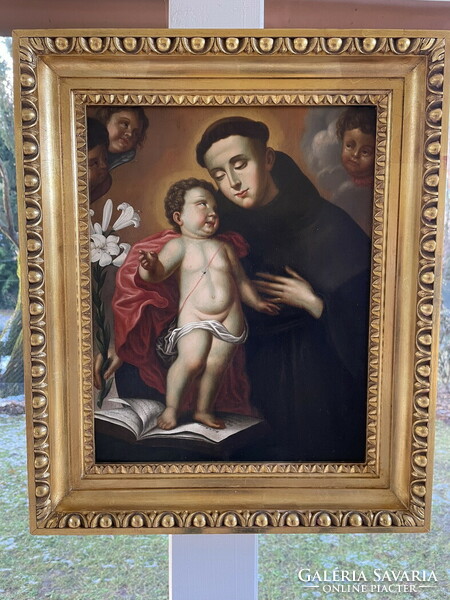 18.Sz.I szt.Antal with the little Jesus 59x49cm!!