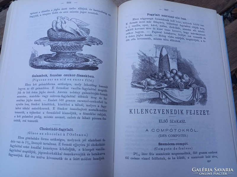 ANTIK SZAKÁCSKÖNYV, 1881-es kiadás reprintje