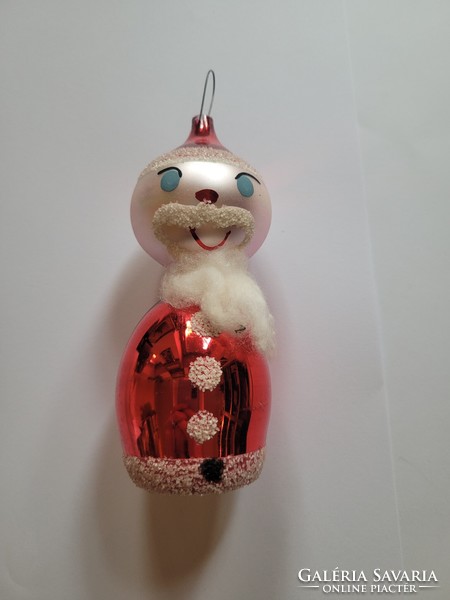 Old glass Santa Claus Christmas tree decoration is rare!!!