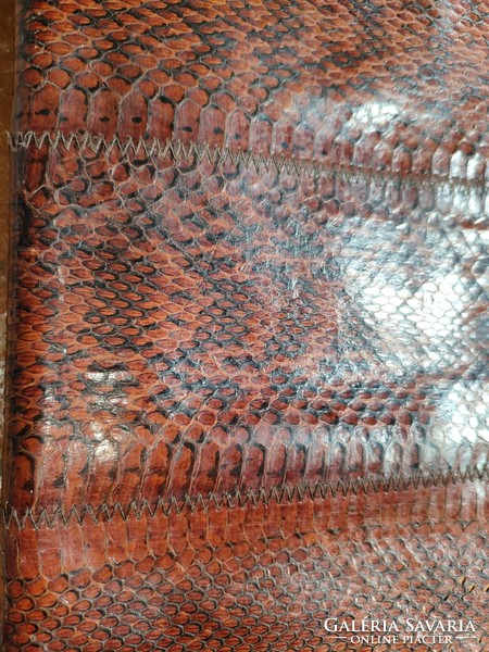 Vintage snakeskin women's bag
