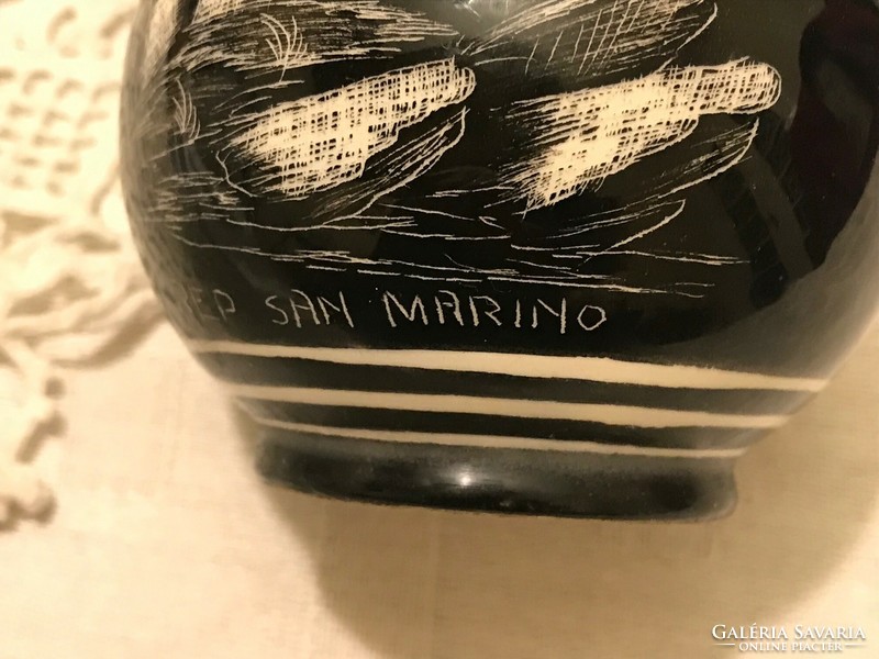 Titano Ceramic/San Marino emléktárgy,kiöntő. Sérülésmentes állapotban. Rep San Marino felirattal.