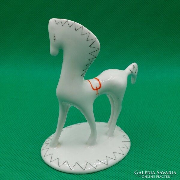 Demjén imre aquincum porcelain factory horse figure