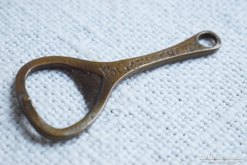 Antique bottle opener, beer opener, civilian beer maker, 7.2 x 3.2 cm