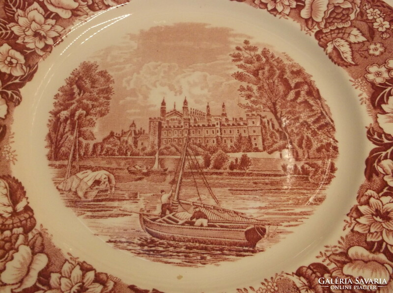 Palissy thames river scenes 24-piece English porcelain tableware