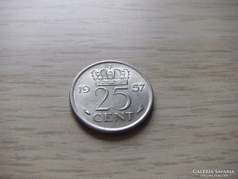 25 Cent 1957 Hollandia