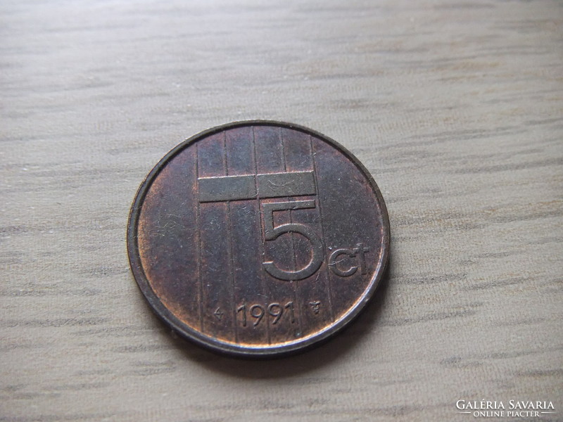 5 Cent 1991 Hollandia