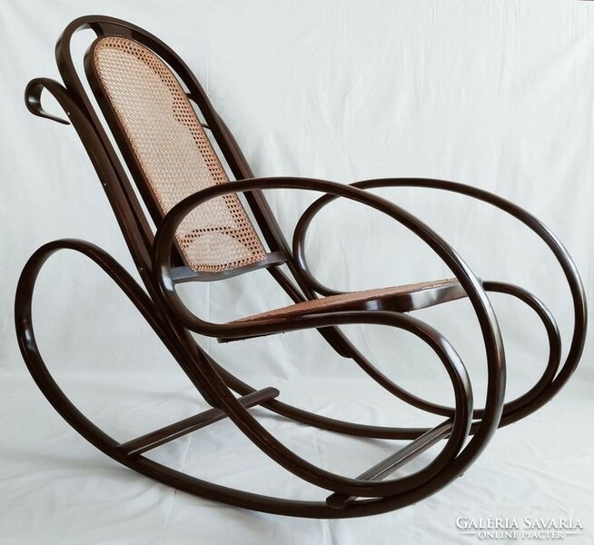 Thonet competitor, museum volpe rocking chair - extremely rare collector's curiosity 1915!