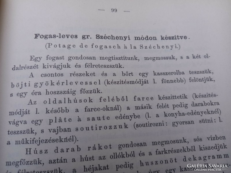 ANTIK SZAKÁCSKÖNYV, 1881-es kiadás reprintje
