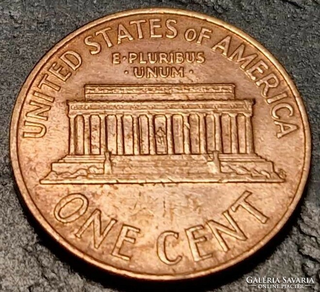 1 cent, 1965., Lincoln Cent, kitöltési hibával.