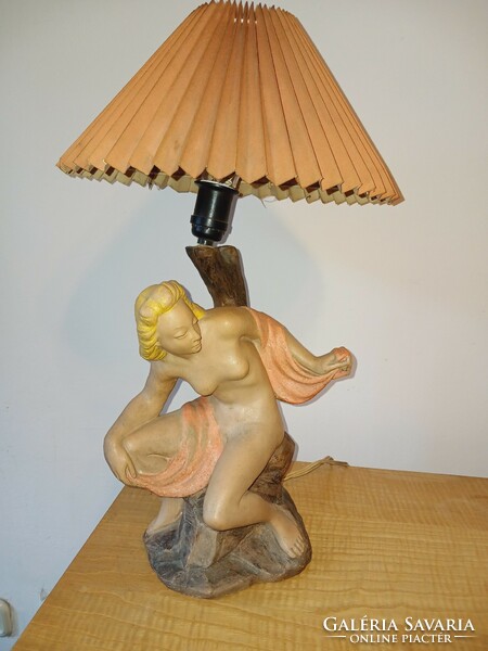 Turai Kovács terrakotta figurális lámpa
