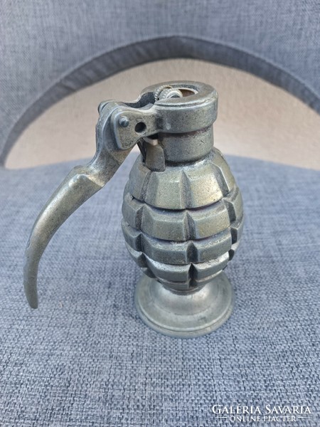 Hand grenade table lighter. Negotiable.