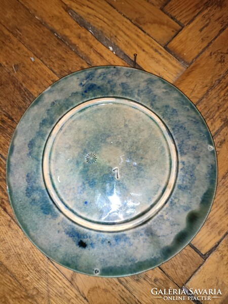 Antique majolica plate 19.5 cm