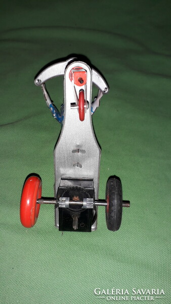 Old sheet metal factory in beautiful condition Roli Zoli metal clockwork working roller clown toy as shown in pictures