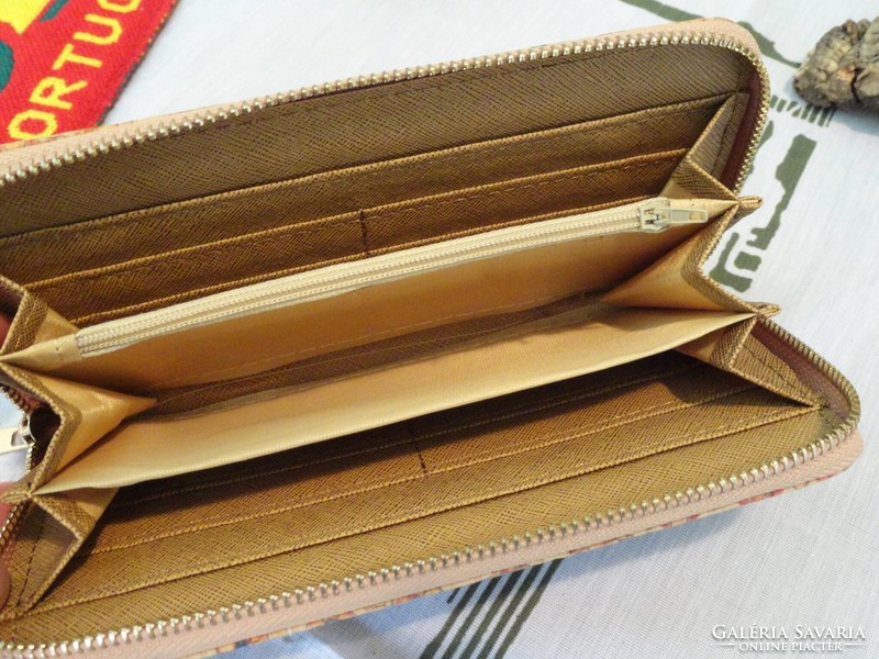 Extra gift! New, with tags, Portuguese, natural cork wallet, briefcase