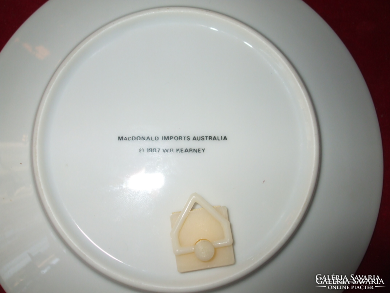 First Fleet Discovery of Australia 200 Year Anniversary Wall Plate in 24K Gold