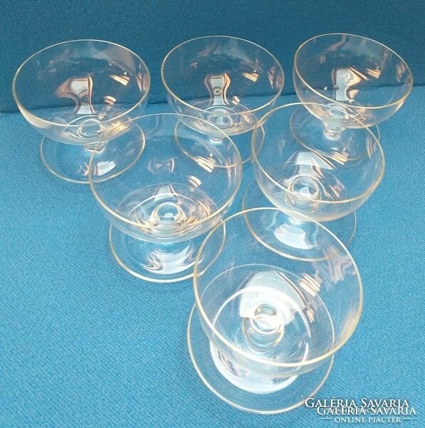 Finnish designer glass: saara hopea dessert footed glass glass bowl - 6 pcs.-Art&decoration