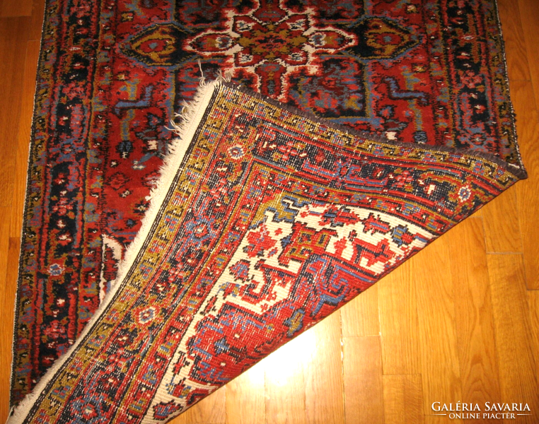 Antique hand-knotted rug 191 cm x 91 cm