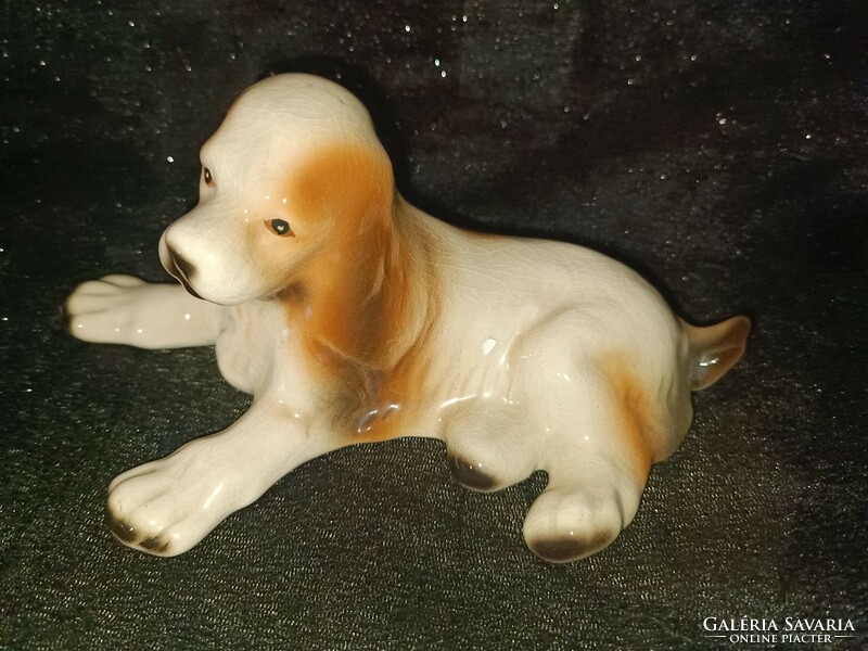 Old porcelain dog