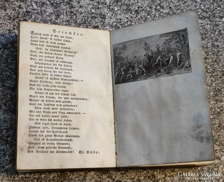 Taschenbuch für das jahre 1814..(Könyv a szerelemnek és barátságnak szentelve)18 db rézmetszettel..