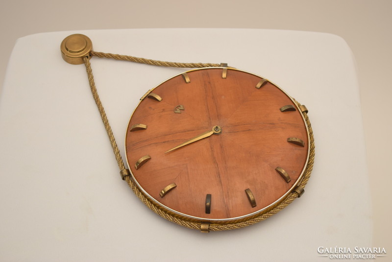 Retro weimar wall clock / old / mid century clock / quartz