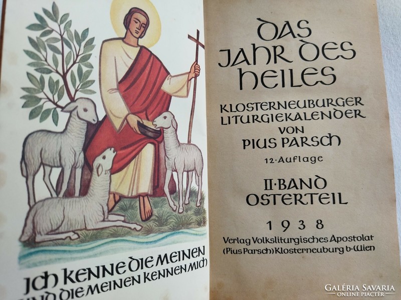 Vallásos könyv 1938-as kiadás német nyelvű