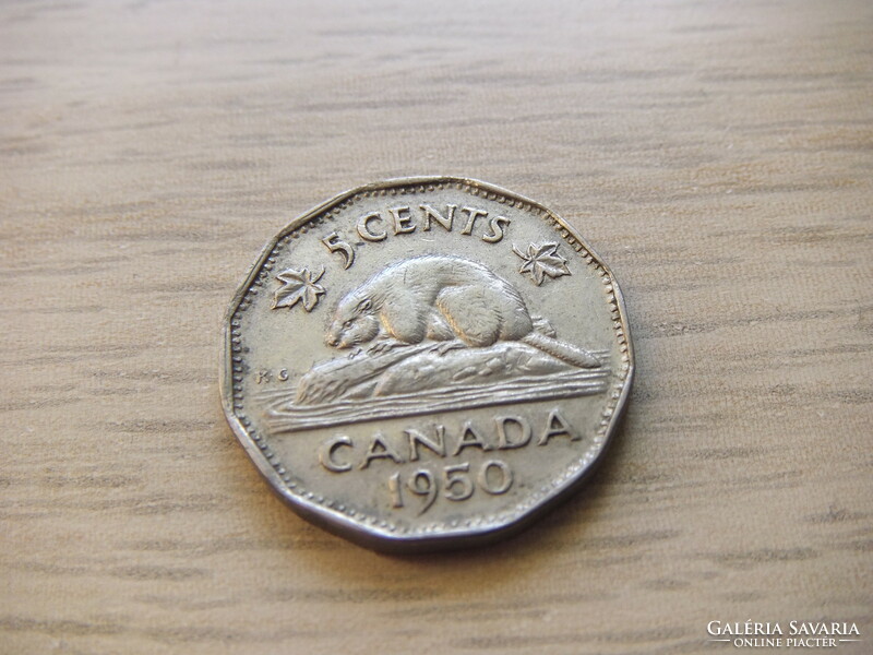 5 Cent 1950  Kanada