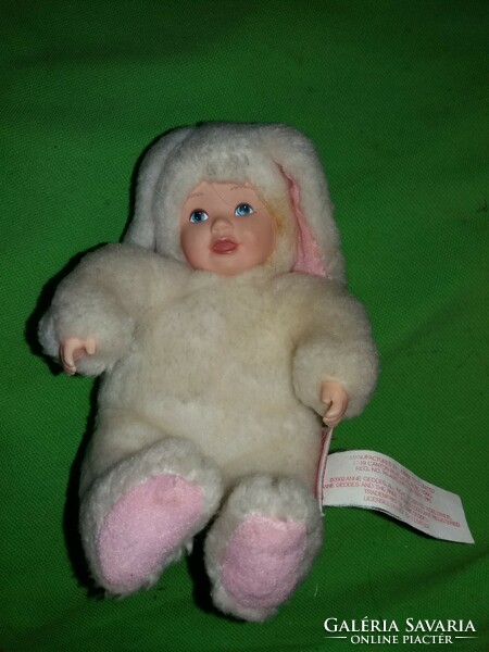 Quality 2002. Anne Geddes pink bunny lovable collector's art doll 20 cm according to the pictures