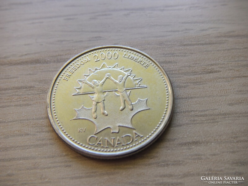 25 Cent 2000  Kanada  ( Szabadság  )