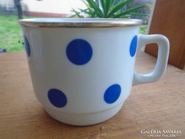 Régi Zsolnay porcelán bögre 6 db retro püttyös teás csésze készlet