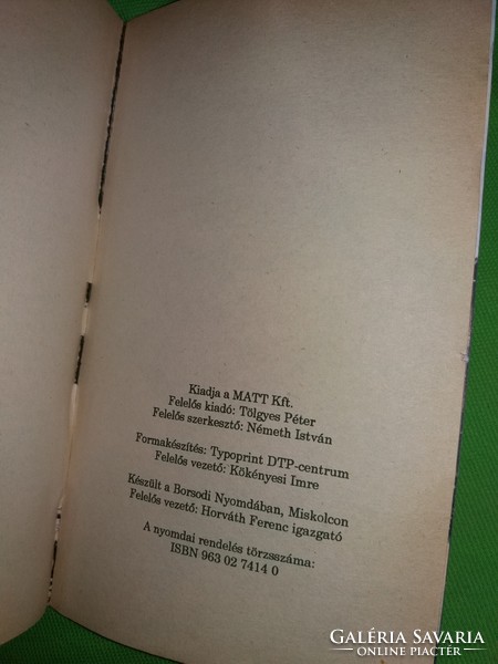 1989 Matt MacGregor :Indiana Jones és az utolsó kereszeteslovag, kult könyv a képek szerint MATT KFT