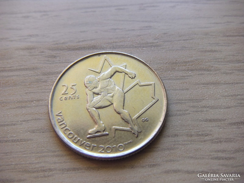 25 Cent 2009 - 2010 Canada (speed skating)