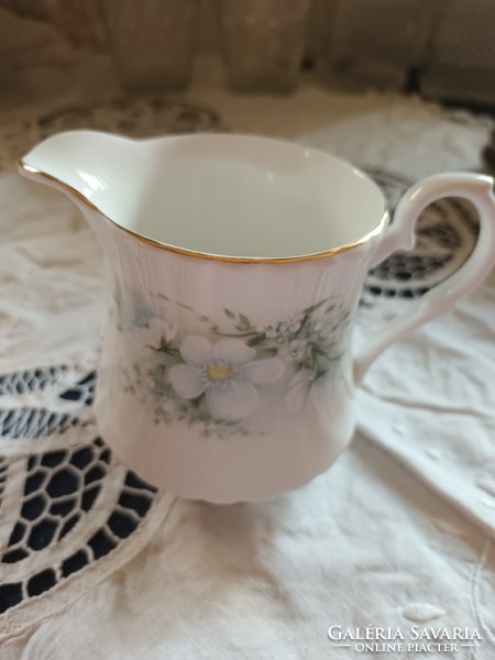Old porcelain English Royal Stafford flower pattern spout for sale!