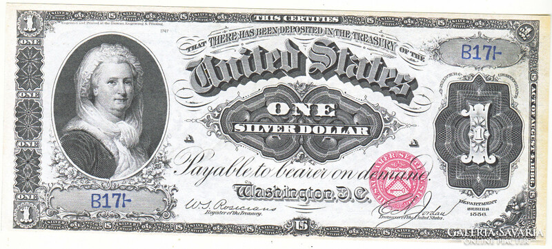 Usa 1 silver dollar 1886 replica