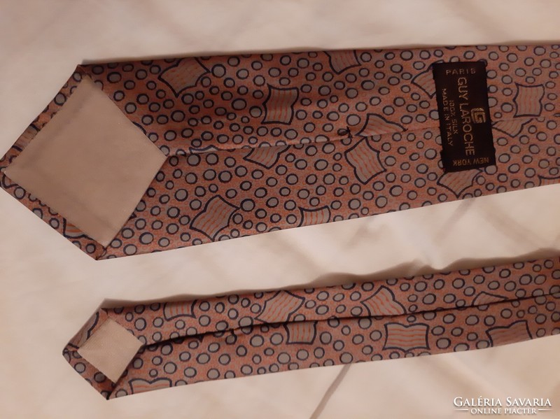 New, original guy laroche pure silk tie