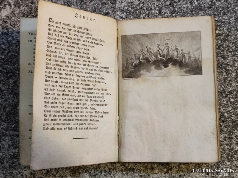 Taschenbuch für das jahre 1814..(Könyv a szerelemnek és barátságnak szentelve)18 db rézmetszettel..