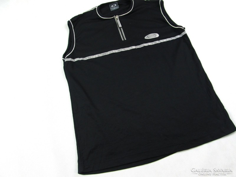 Original oakley (m / l) sporty black men's very soft elastic jersey