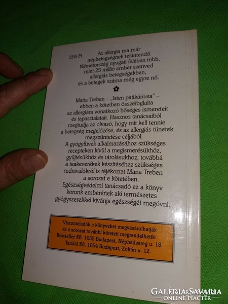 1991. Maria Treben :Allergia könyv képek szerint Biokultúra Egyesület