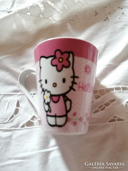 Hello Kitty porcelain moon cup, children's mug