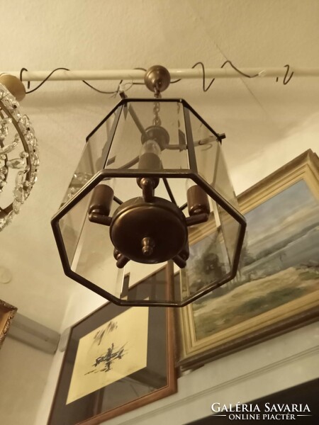 An old-style chandelier lamp for the foreground, anywhere