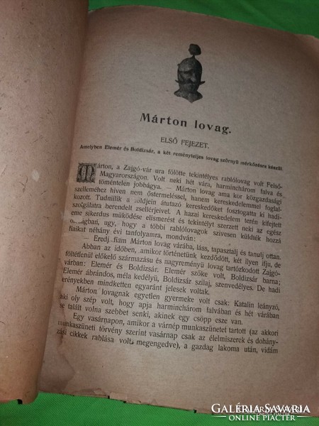 Antik.1905.Nagy Endre - Márk Lajos : Kitűnő Lovagkor EXTRÉM ritka illusztrált könyv GLOBUS