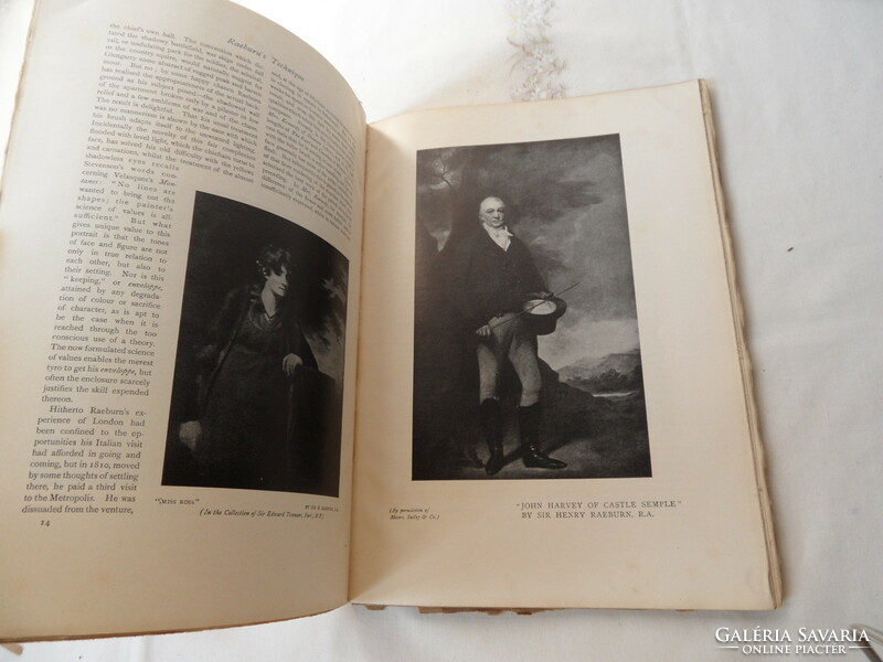 Régi angol nyelvű Művészeti kiadvány, album ( 1908 )