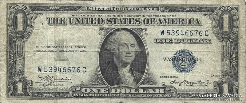 1 silver dollár 1935 "A" USA