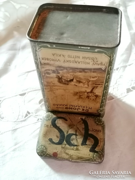Antique Dutch cocoa box