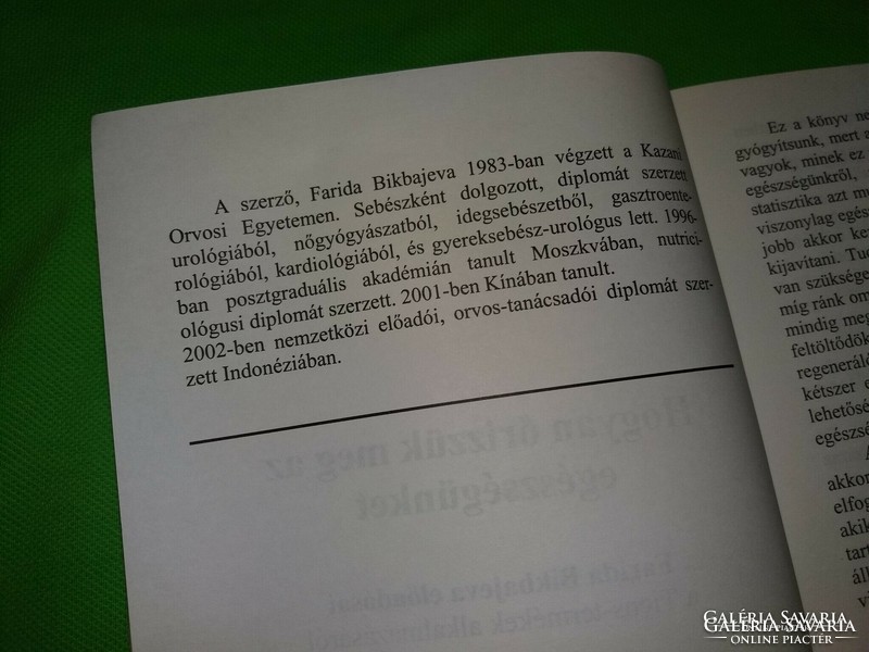 2005. Farida Bikbajeva : Hogyan őrizzük meg az egészségünket képek szerint - KAZANY