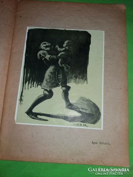 Antik.1905.Nagy endre - márk lajos: excellent knight's age, extremely rare illustrated book globus